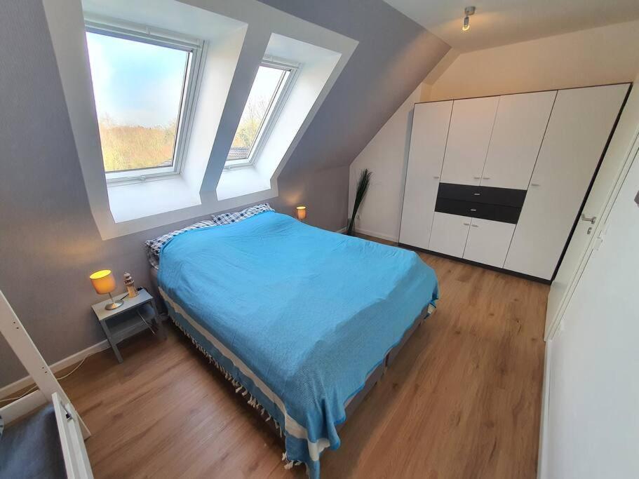 Kiel-Russee Familienwohnung, Lademoeglichkeit, Co2 Frei 外观 照片