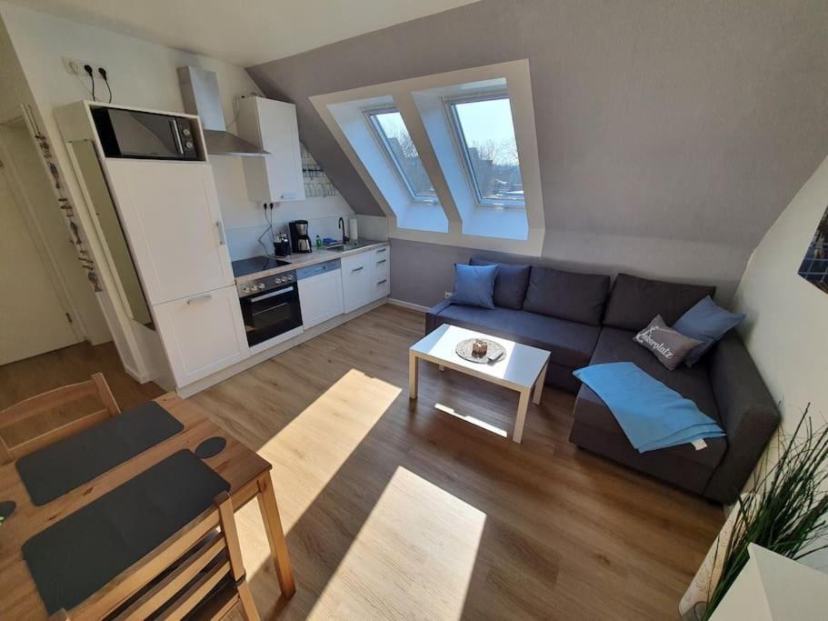 Kiel-Russee Familienwohnung, Lademoeglichkeit, Co2 Frei 外观 照片